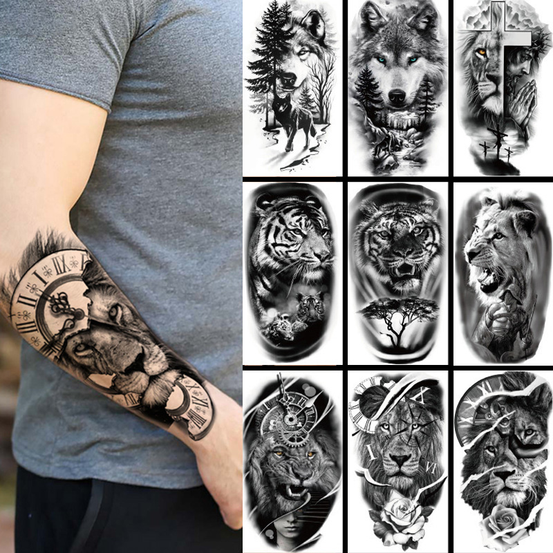Body Jewelry Tattoo - Autoadesivo del tatuaggio temporaneo impermeabile foresta