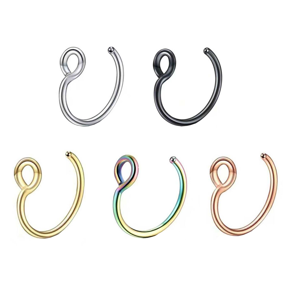 Yg Body Jewelry - 1 Pezzo Anello Finto per Naso