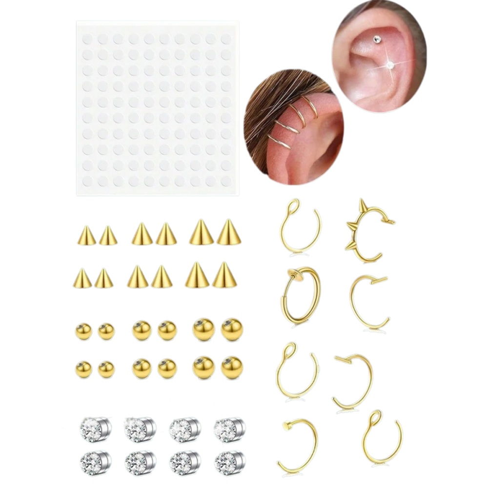 Body Jewelry Nose - Anelli per naso finti, septum finto
