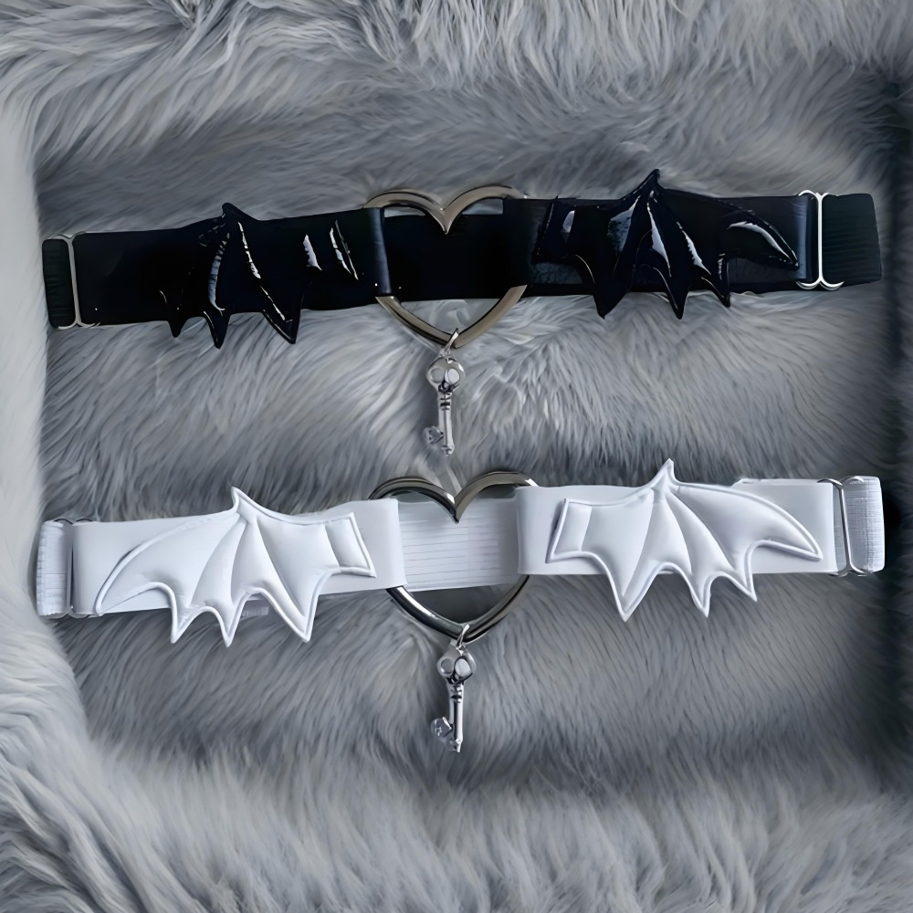 Body Jewelry Bulk - Gotico Harajuku Cuore nero Ala Gamba