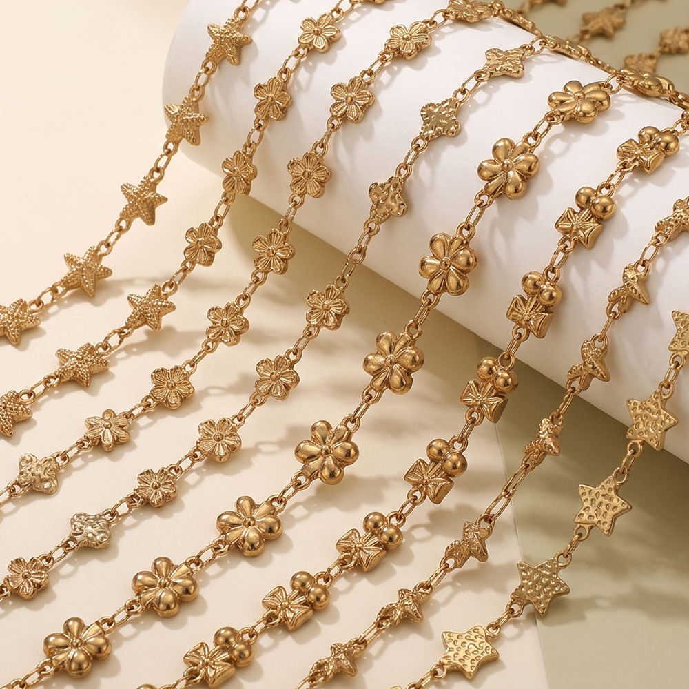 Catena a maglie a stella flore - Body Jewelry Necklace recensione e prezzo