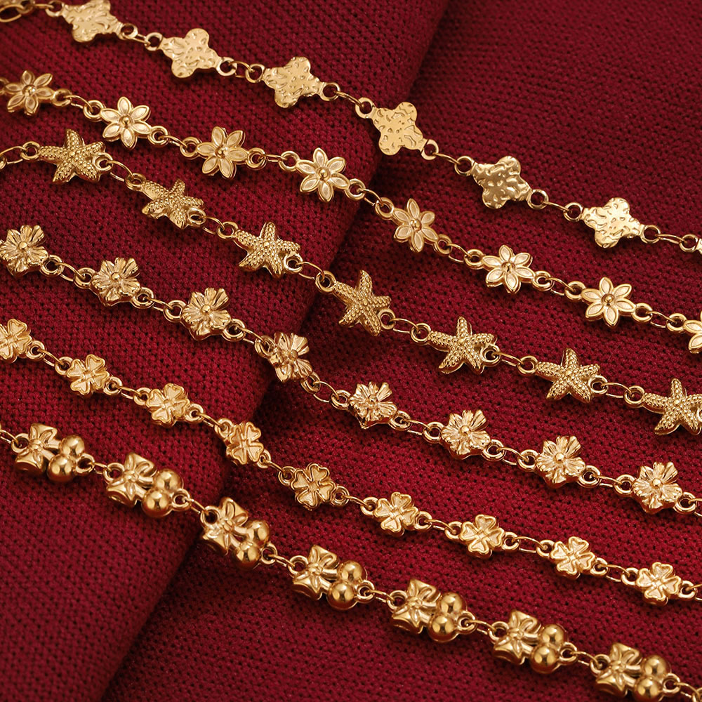Catena a maglie a stella flore - Body Jewelry Necklace recensione e prezzo