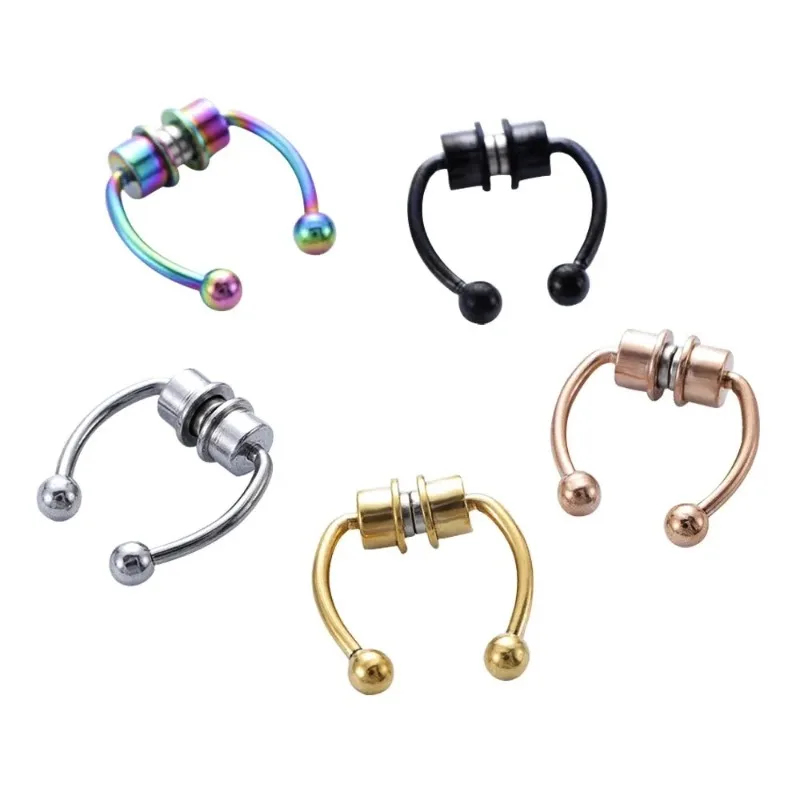 1/2/3 pezzi di anelli magnetic - Body Jewelry Nose recensione e prezzo