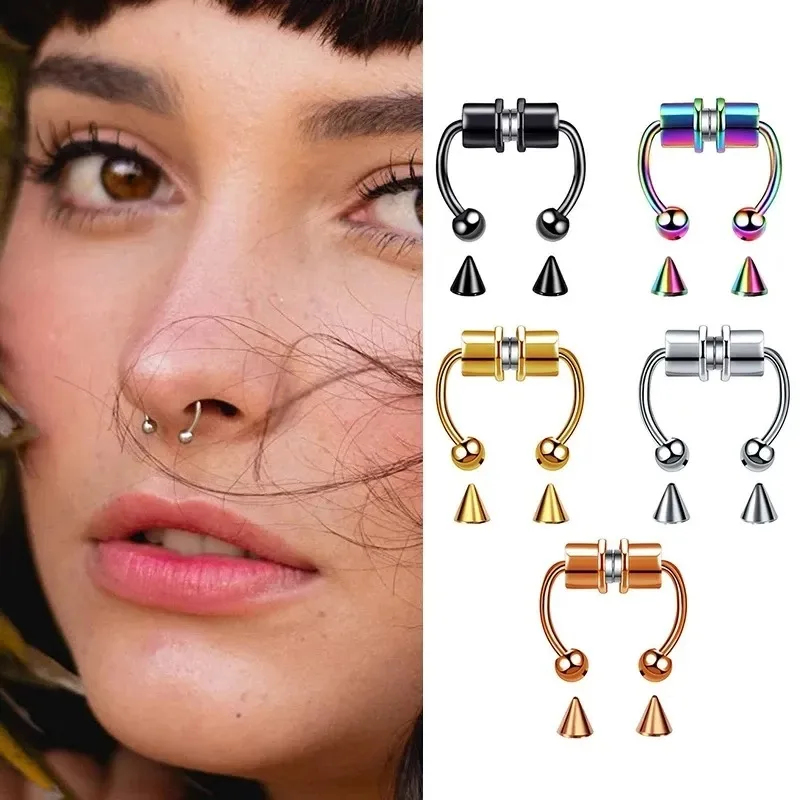 1/2/3 pezzi di anelli magnetic - Body Jewelry Nose recensione e prezzo