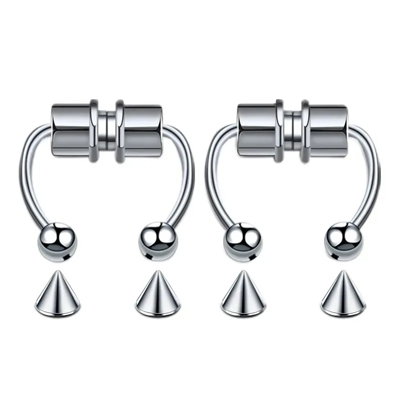 1/2/3 pezzi di anelli magnetic - Body Jewelry Nose recensione e prezzo
