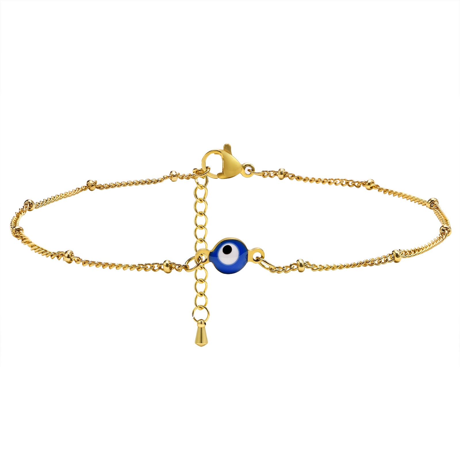 Bracciale cavigliera malocchio - Body Jewelry Leg Chain recensione e prezzo