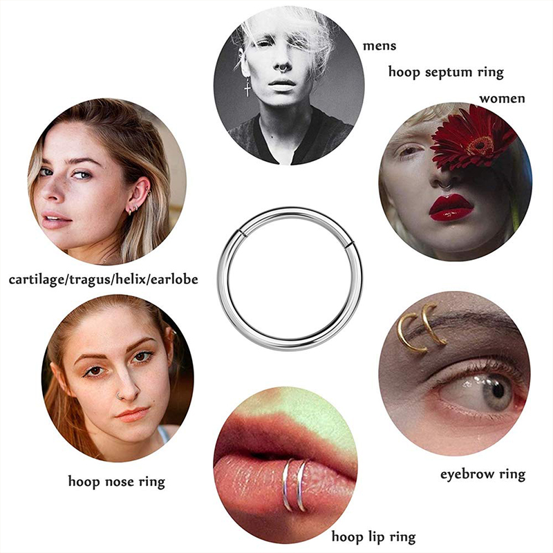 Anelli a Cerniera Clicker in A - Body Jewelry Nose recensione e prezzo