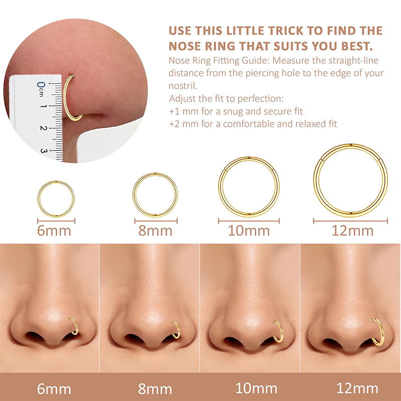 Anelli a Cerniera Clicker in A - Body Jewelry Nose recensione e prezzo