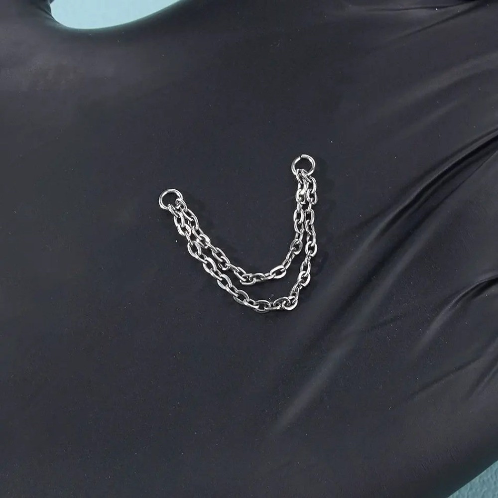 Catena per Naso in Titanio a T - Body Jewelry Ear Piercing recensione e prezzo