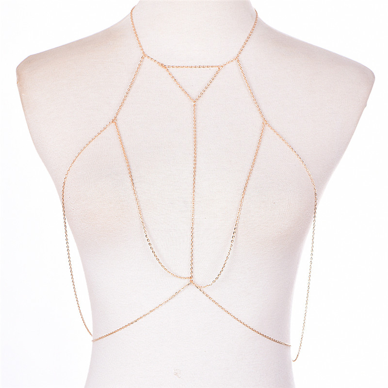 Oro argento moda catena a magl - Body Jewelry Necklace recensione e prezzo