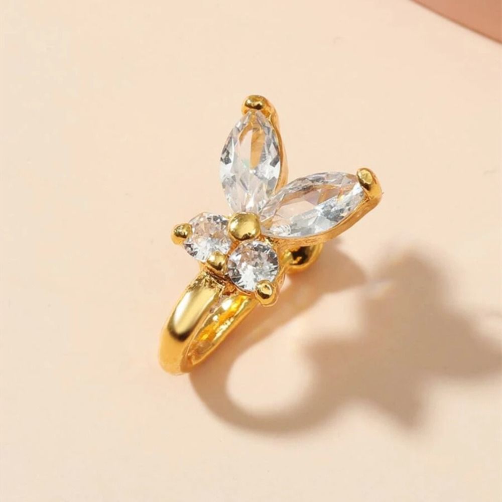 Anello da naso a farfalla con  - Body Jewelry Ear Piercing recensione e prezzo