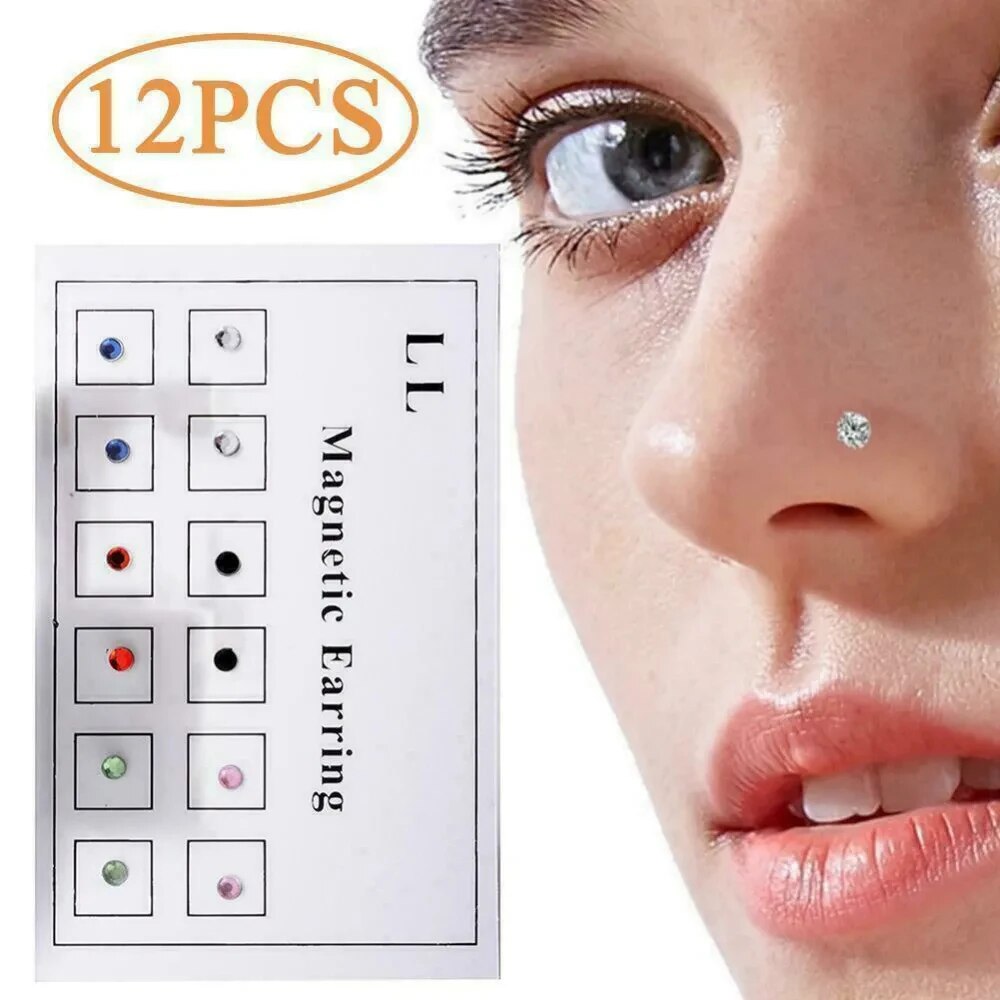 12 PZ/carta Falso Traguratore  - Body Jewelry Ear Piercing recensione e prezzo