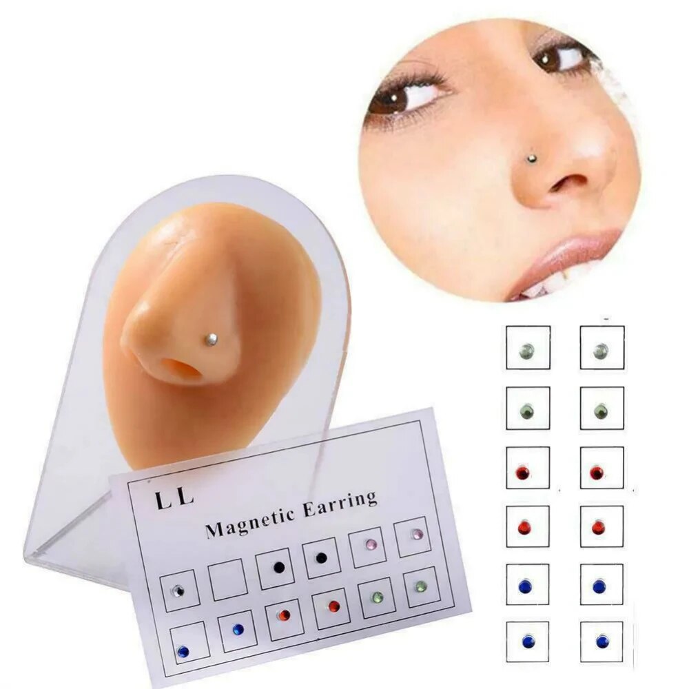 12 PZ/carta Falso Traguratore  - Body Jewelry Ear Piercing recensione e prezzo