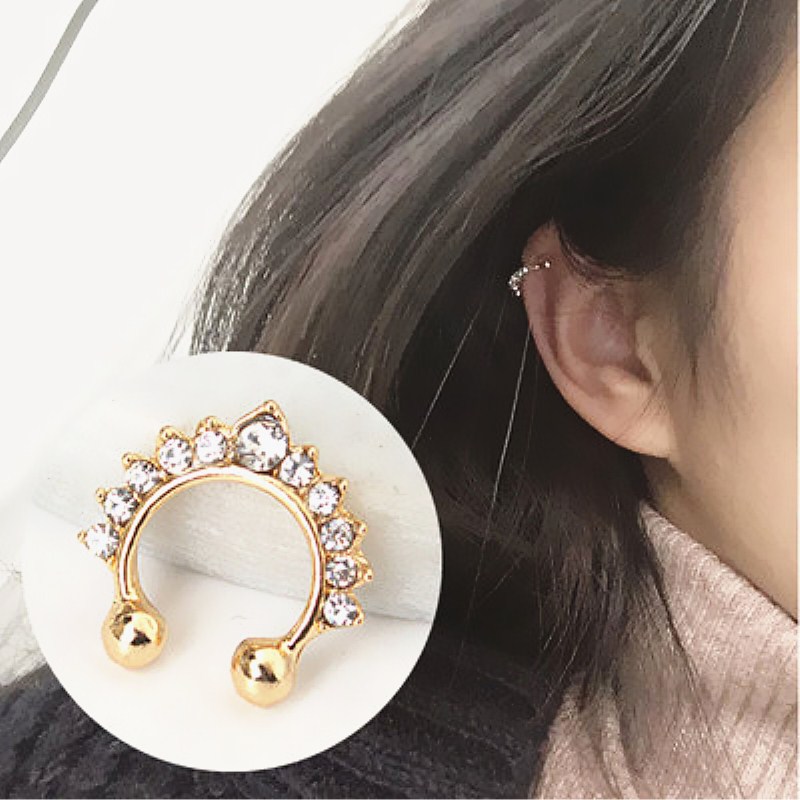 1PC Clip per naso a forma di U - Body Jewelry Ear Piercing recensione e prezzo