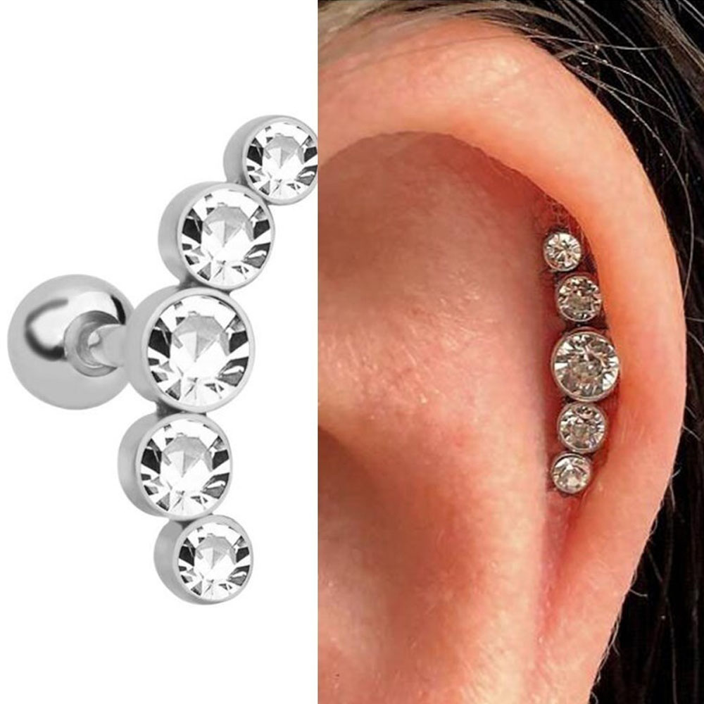 1 Pezzo Orecchino a Perno alla - Body Jewelry Ear Piercing recensione e prezzo