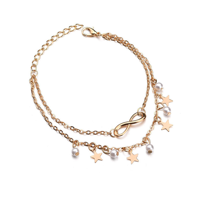 Bracciale alla caviglia con pe - Body Jewelry Leg Chain recensione e prezzo