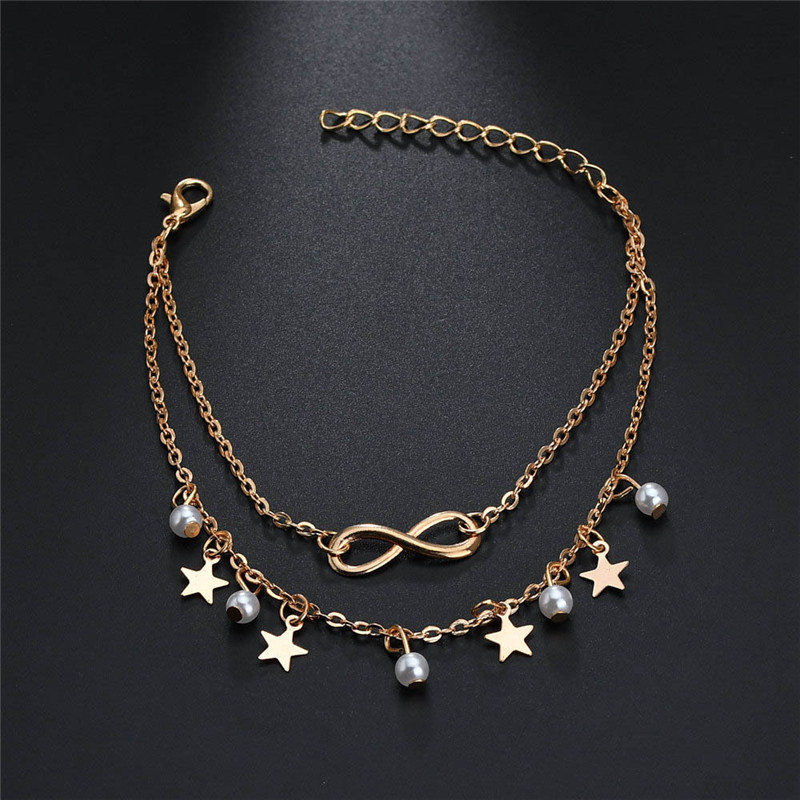 Bracciale alla caviglia con pe - Body Jewelry Leg Chain recensione e prezzo