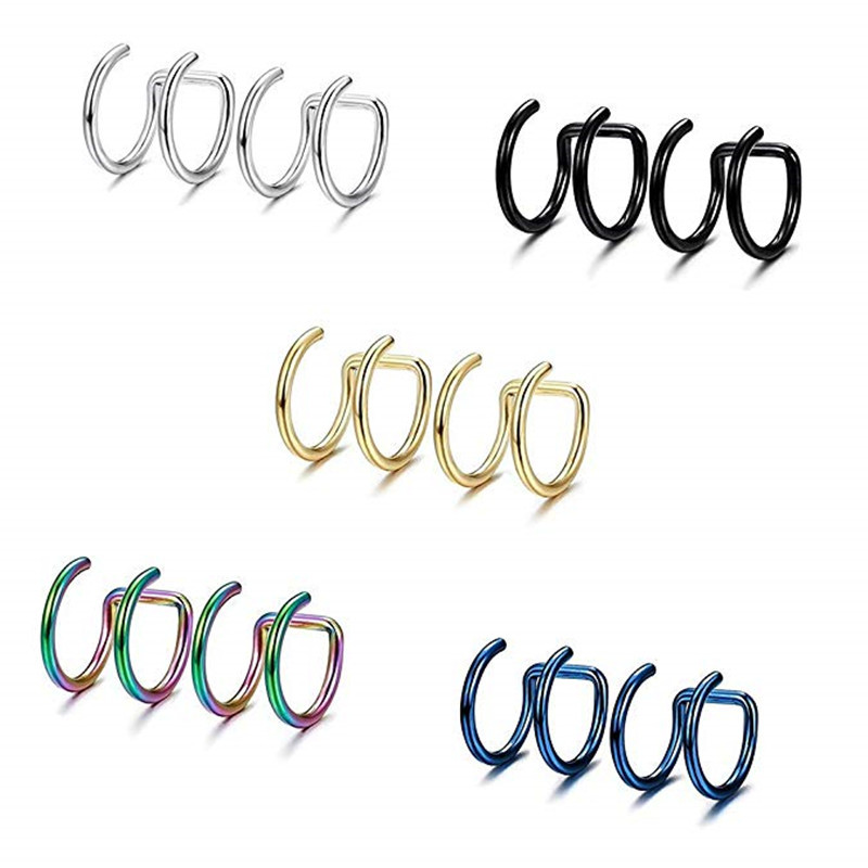 2 Pezzi Orecchini a Clip in Ac - Body Jewelry Ear Piercing recensione e prezzo