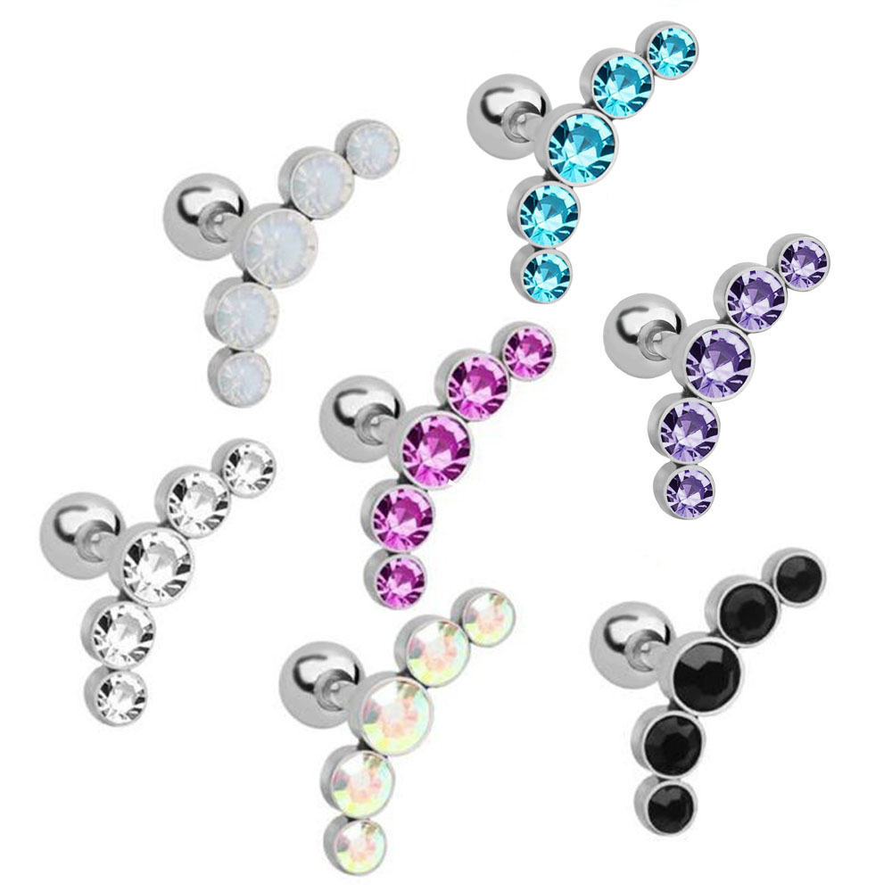 1 Pezzo Orecchino a Perno alla - Body Jewelry Ear Piercing recensione e prezzo