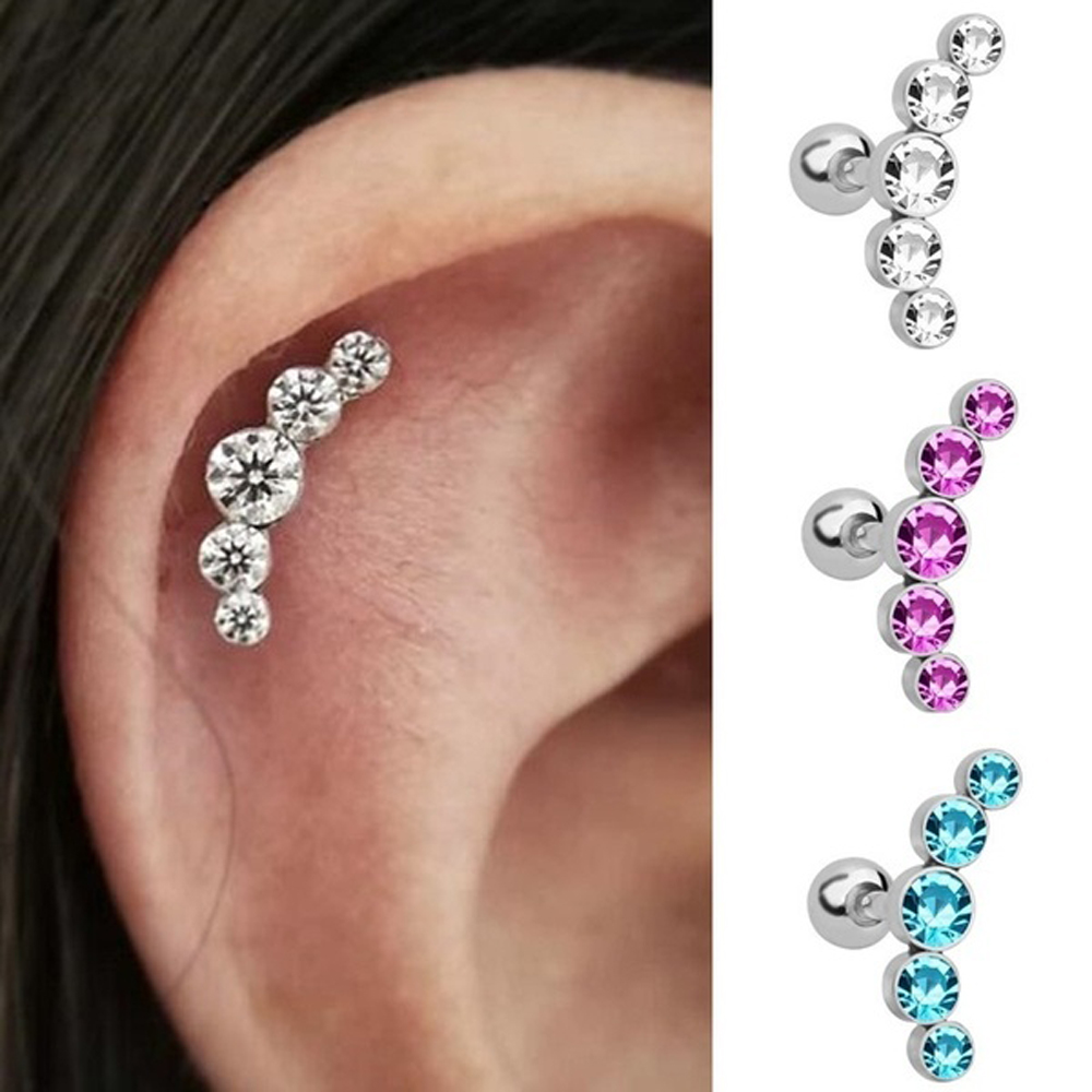 1 Pezzo Orecchino a Perno alla - Body Jewelry Ear Piercing recensione e prezzo