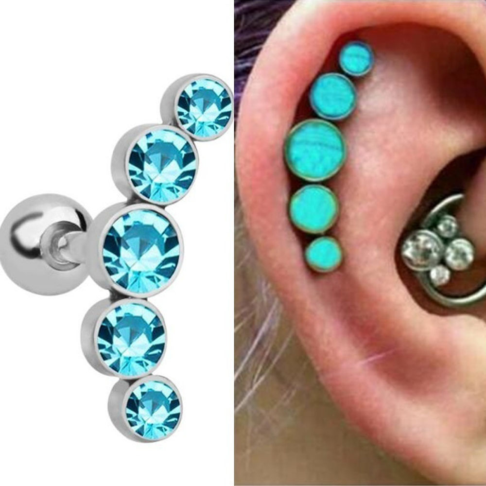 1 Pezzo Orecchino a Barra in A - Body Jewelry Ear Piercing recensione e prezzo
