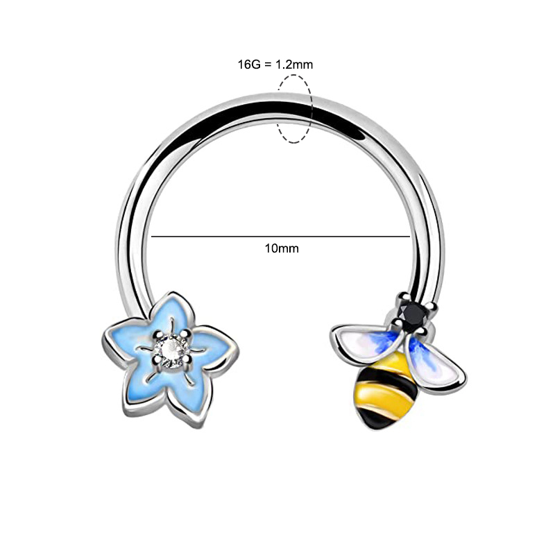 Anello per Septum 16G, Gioiell - Body Jewelry Ear Piercing recensione e prezzo