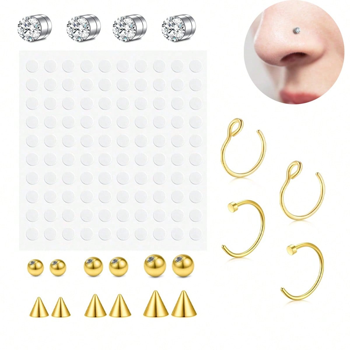 Anelli per naso finti, septum  - Body Jewelry Nose recensione e prezzo