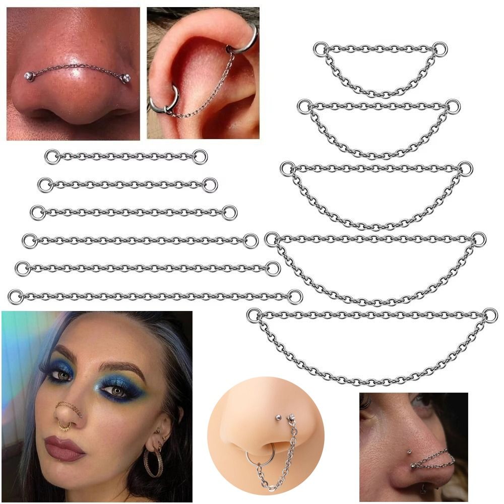 Catena per Naso in Titanio all - Body Jewelry Ear Piercing recensione e prezzo