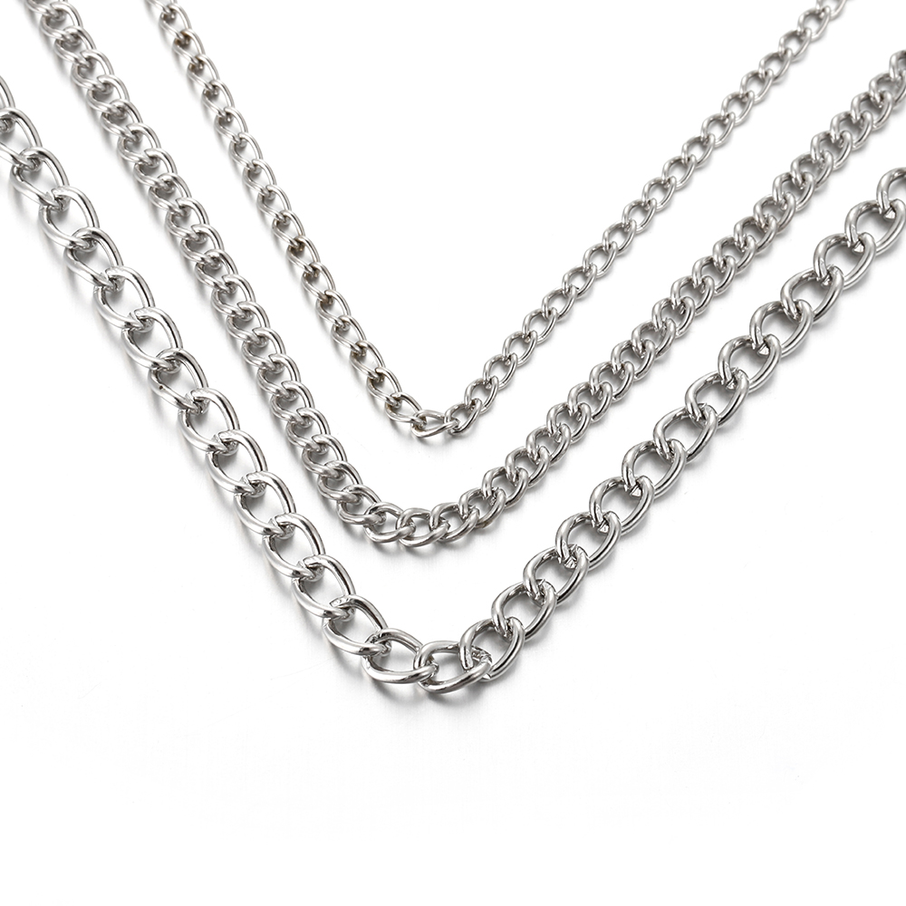 Catena Piatta Ovale in Metallo - Body Jewelry Necklace recensione e prezzo