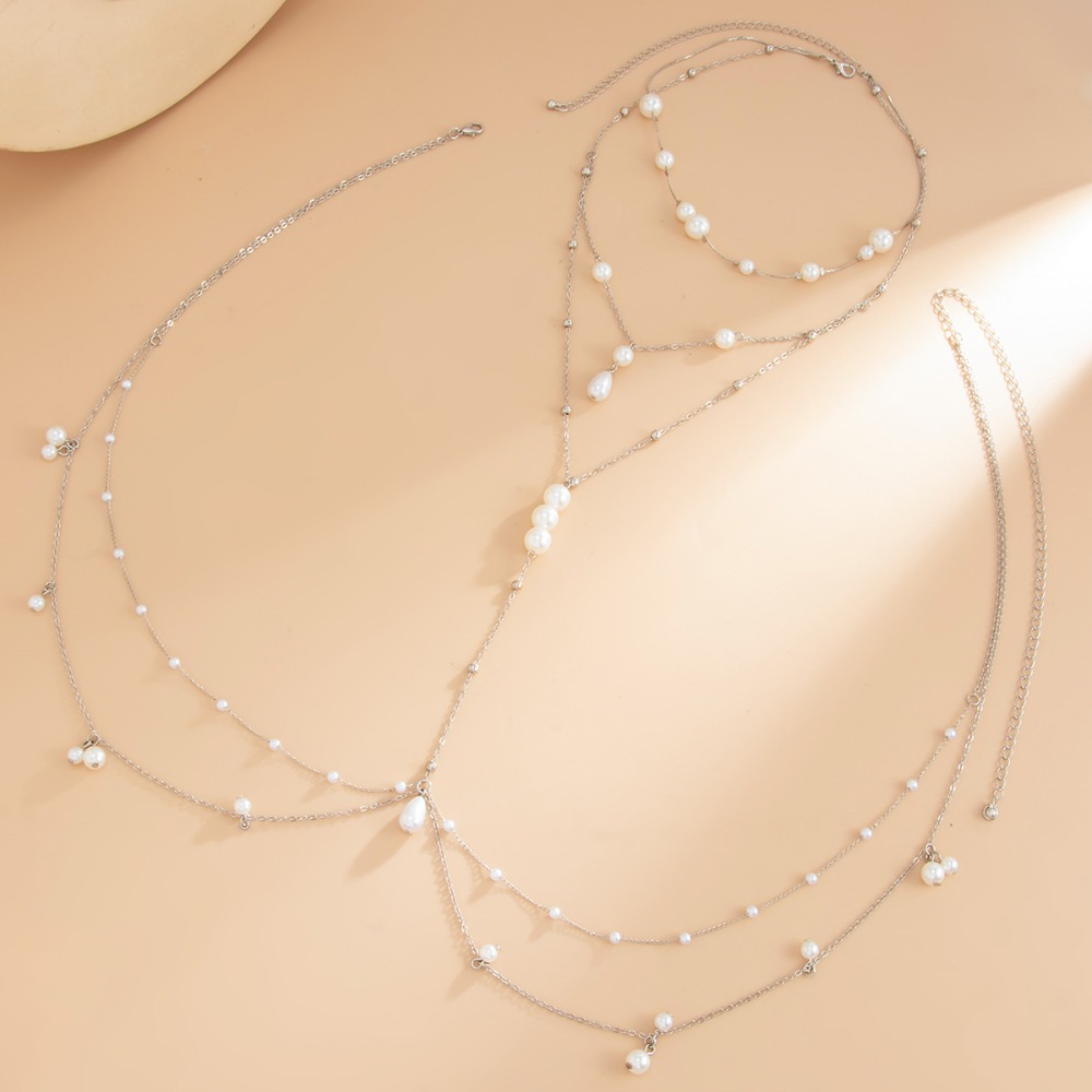 Collana a più strati con perle - Body Jewelry Necklace recensione e prezzo