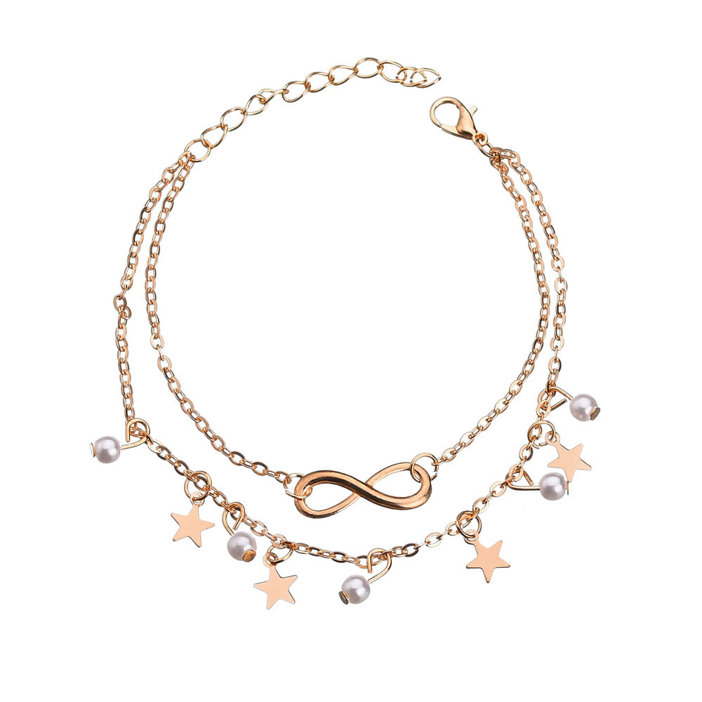 Semplice nappa doppia stella p - Body Jewelry Leg Chain recensione e prezzo