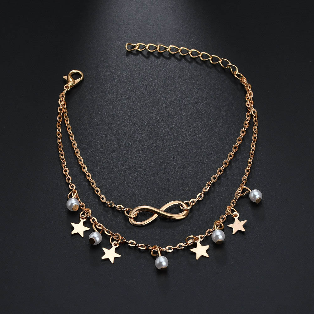 Semplice nappa doppia stella p - Body Jewelry Leg Chain recensione e prezzo