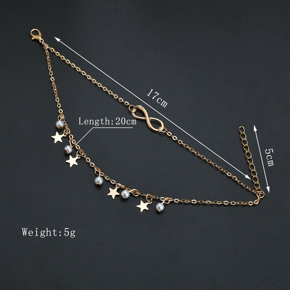 Semplice nappa doppia stella p - Body Jewelry Leg Chain recensione e prezzo