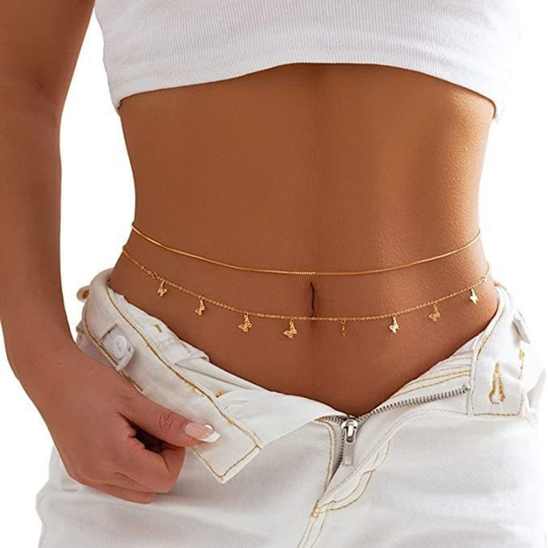 Moda semplice doppio strato ca - Body Jewelry Bulk recensione e prezzo